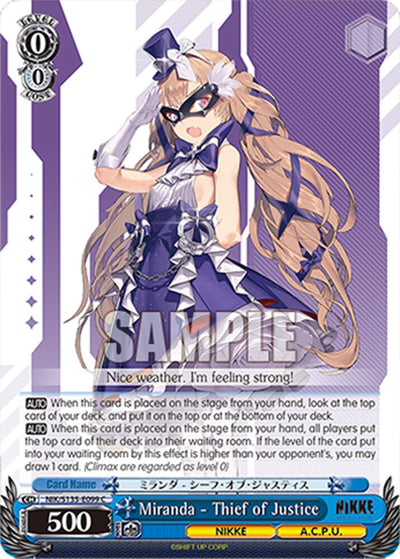 (NIK/S135-E099) Miranda - Thief of Justice