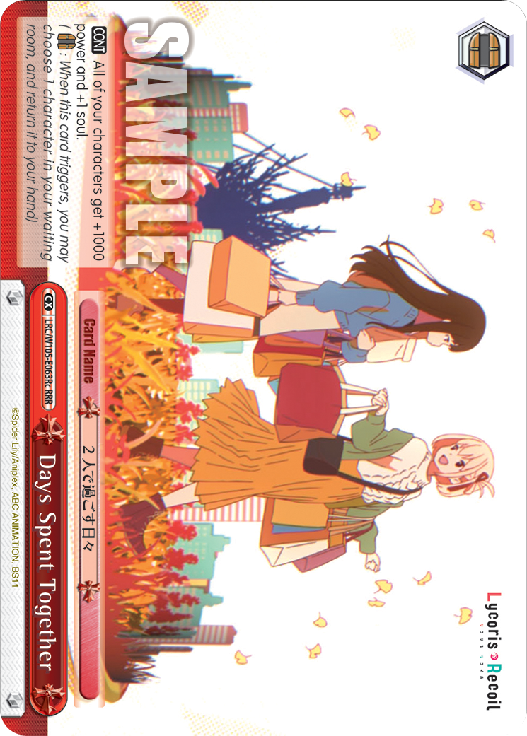 (LRC/W105-E063Rc) Days Spent Together
