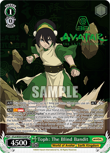 (ATLA/WX04-024SP) Toph: The Blind Bandit