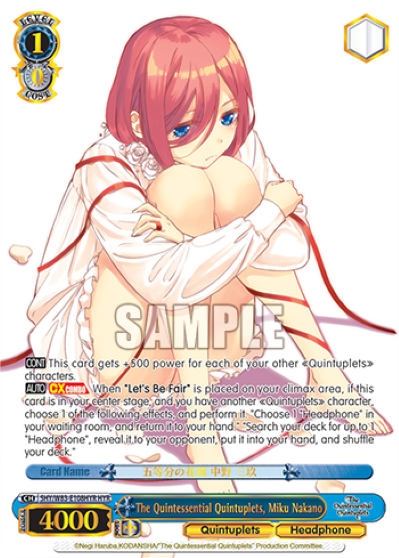 The Quintessential Quintuplets Vol. 1 Booster Box