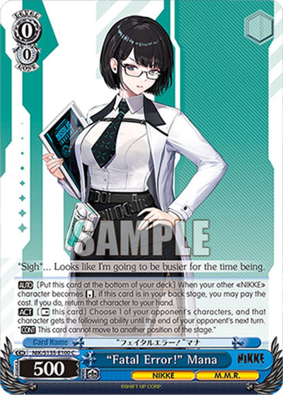 (NIK/S135-E100) "Fatal Error!" Mana