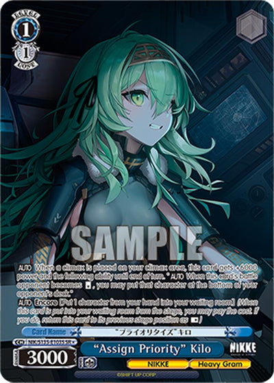 (NIK/S135-E103S) "Assign Priority" Kilo