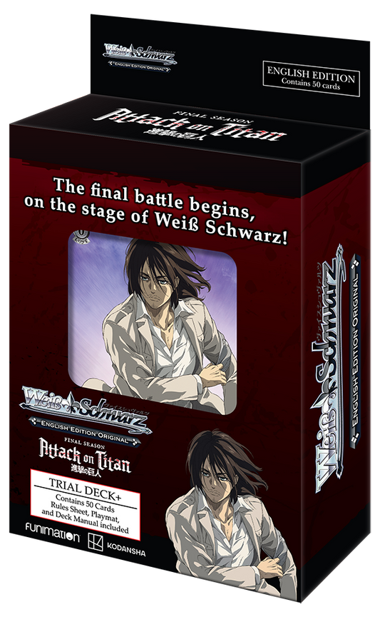 (Sealed Case) Attack on Titan Final Season Trial Deck Case