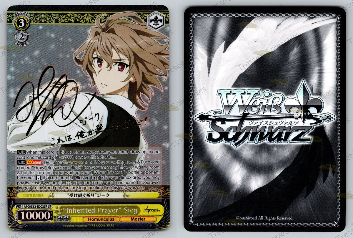 (APO/S53-E003SP) "Inherited Prayer" Sieg