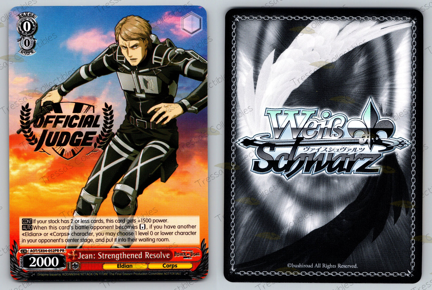 (AOT/SX04-052PR) Jean: Strengthened Resolve