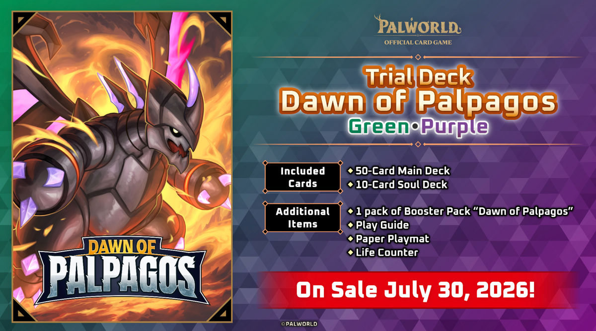 (Palworld TCG) Dawn of Palpagos Trial Decks