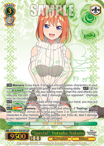 (5HY/W101-E025SSP) "Special" Yotsuba Nakano
