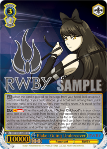 (RWBY/WX03-084RBR) Blake: Going Undercover